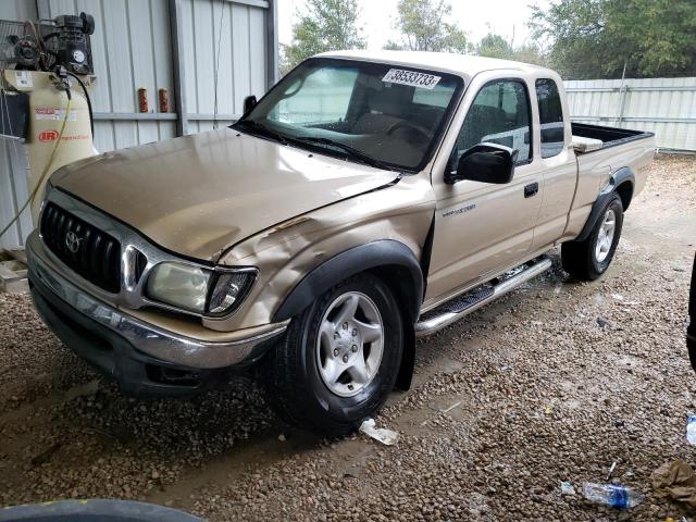 5TESN92NX4Z430034 - 2004 TOYOTA TACOMA XTRACAB PRERUNNER ოქროსფერი ფოტო 1