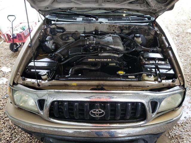 5TESN92NX4Z430034 - 2004 TOYOTA TACOMA XTRACAB PRERUNNER ოქროსფერი ფოტო 11