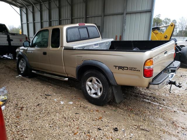 5TESN92NX4Z430034 - 2004 TOYOTA TACOMA XTRACAB PRERUNNER ოქროსფერი ფოტო 2