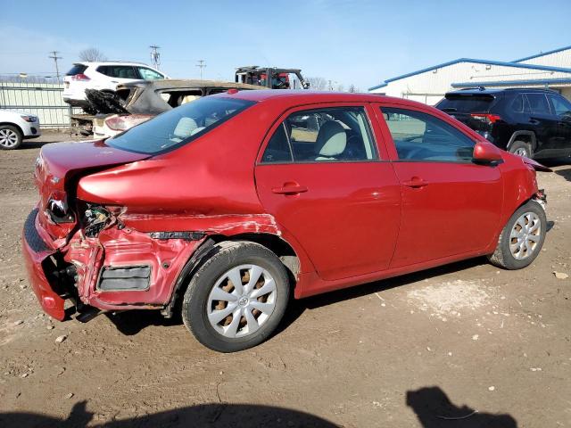 2T1BU40E69C130237 - 2009 TOYOTA COROLLA BASE RED photo 3