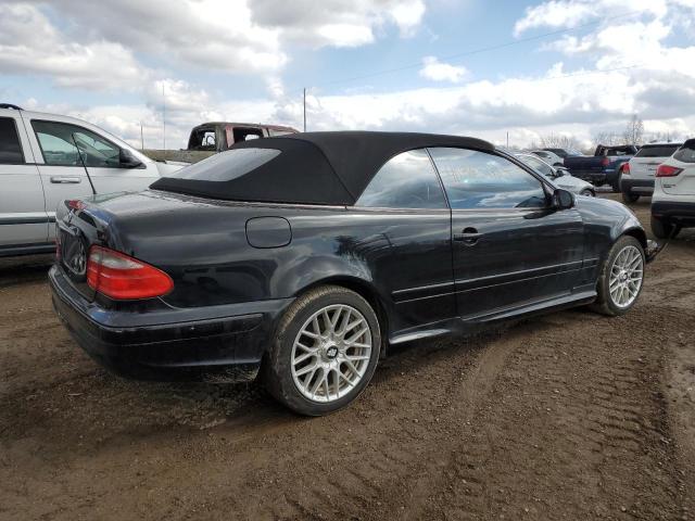 WDBLK70G13T139455 - 2003 MERCEDES-BENZ CLK 430 BLACK photo 3