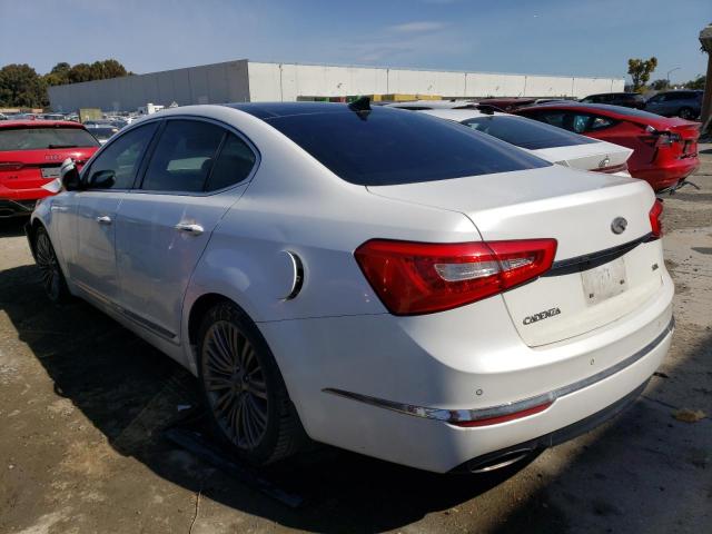 KNALN4D76E5154734 - 2014 KIA CADENZA PREMIUM WHITE photo 2