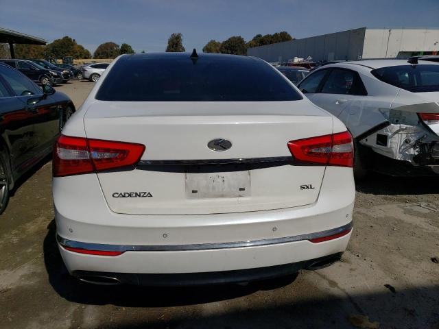 KNALN4D76E5154734 - 2014 KIA CADENZA PREMIUM WHITE photo 6