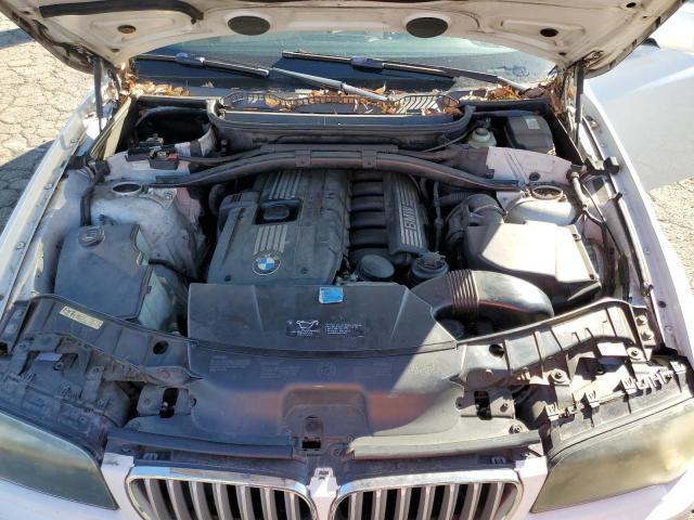 WBXPC93467WF19544 - 2007 BMW X3 3.0SI WHITE photo 12