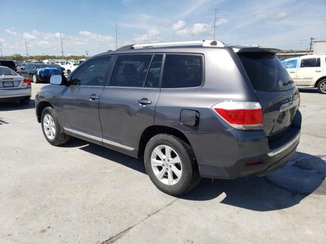 5TDZK3EHXDS120621 - 2013 TOYOTA HIGHLANDER BASE GRAY photo 2