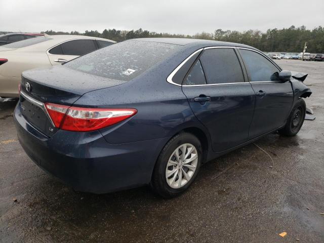 4T1BF1FK0FU893757 - 2015 TOYOTA CAMRY LE BLUE photo 3