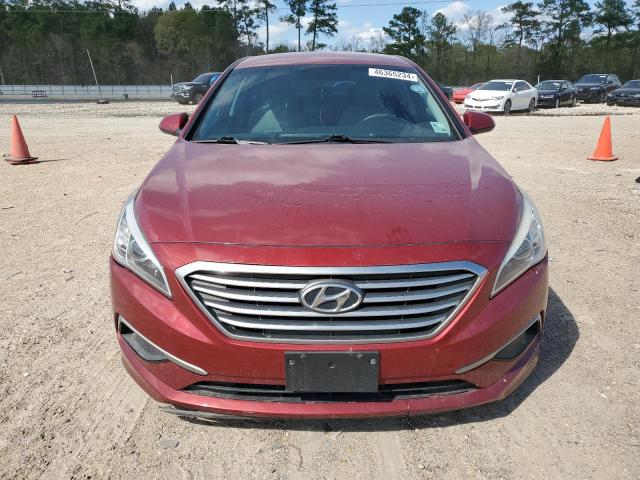 5NPE24AF1GH364029 - 2016 HYUNDAI SONATA SE BURGUNDY photo 5