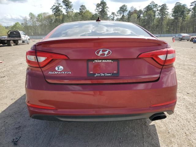 5NPE24AF1GH364029 - 2016 HYUNDAI SONATA SE BURGUNDY photo 6