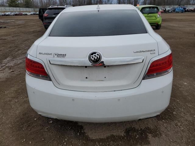 1G4GE5EV3AF300126 - 2010 BUICK LACROSSE CXS WHITE photo 6