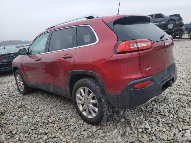 1C4PJMDS1HW563176 - 2017 JEEP CHEROKEE LIMITED BURGUNDY photo 2