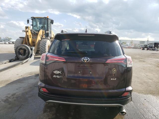 2T3WFREV8JW410480 - 2018 TOYOTA RAV4 ADVENTURE BURGUNDY photo 6