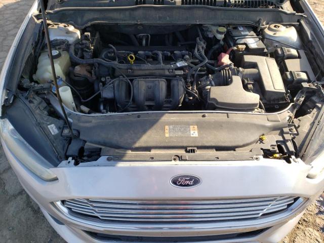 3FA6P0H74DR108933 - 2013 FORD FUSION SE SILVER photo 11