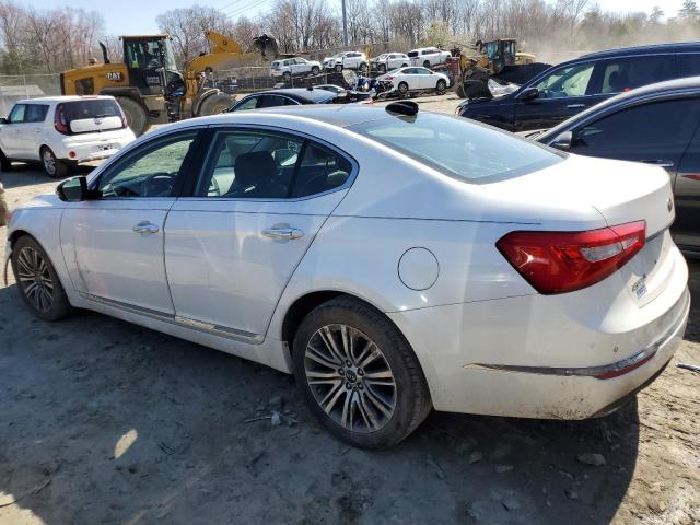 KNALN4D78E5157571 - 2014 KIA CADENZA PREMIUM WHITE photo 2