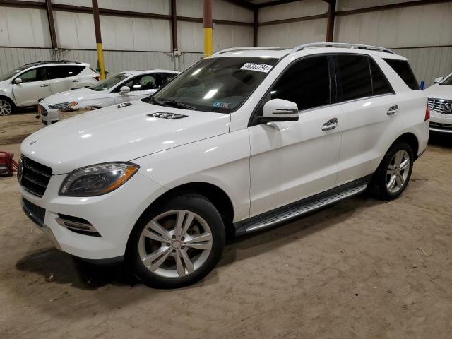 4JGDA5HB8EA279390 - 2014 MERCEDES-BENZ ML 350 4MATIC WHITE photo 1