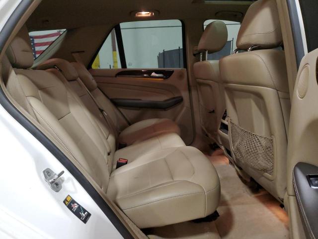 4JGDA5HB8EA279390 - 2014 MERCEDES-BENZ ML 350 4MATIC WHITE photo 10