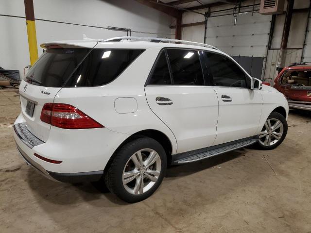 4JGDA5HB8EA279390 - 2014 MERCEDES-BENZ ML 350 4MATIC WHITE photo 3