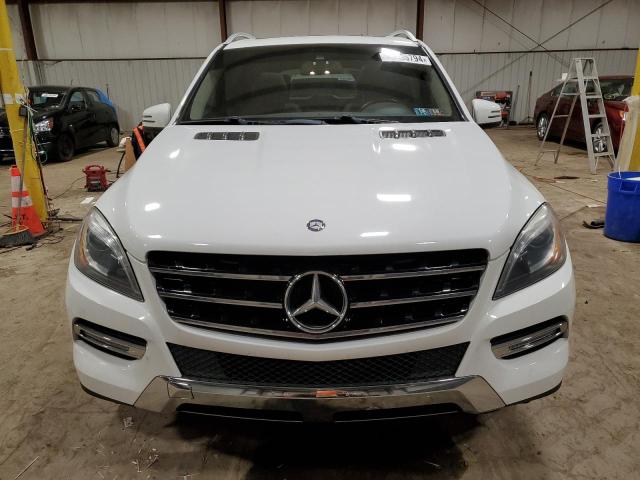 4JGDA5HB8EA279390 - 2014 MERCEDES-BENZ ML 350 4MATIC WHITE photo 5