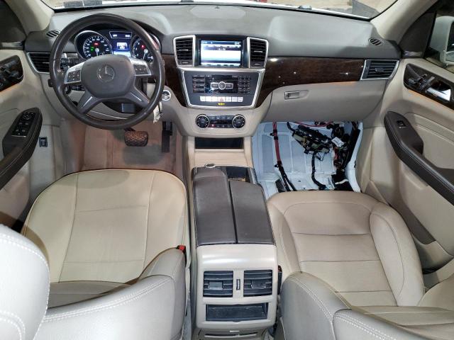 4JGDA5HB8EA279390 - 2014 MERCEDES-BENZ ML 350 4MATIC WHITE photo 8