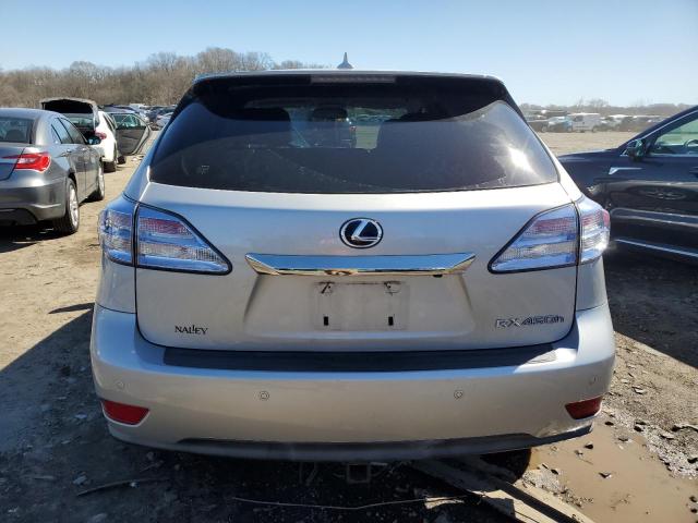 JTJZB1BA5C2407086 - 2012 LEXUS RX 450 SILVER photo 6