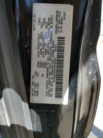 4TASN92NXXZ490651 - 1999 TOYOTA TACOMA XTRACAB PRERUNNER 黑色 照片 12