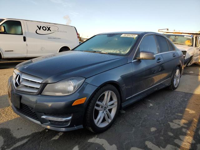 WDDGF8AB2DR250147 - 2013 MERCEDES-BENZ C 300 4MATIC GRAY photo 1