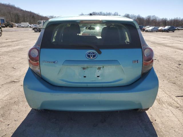 JTDKDTB34D1043813 - 2013 TOYOTA PRIUS C BLUE photo 6