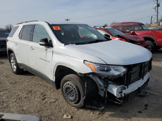 1GNERGKW7KJ144042 - 2019 CHEVROLET TRAVERSE LT WHITE photo 4