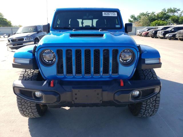 1C6JJTEG1ML596532 - 2021 JEEP GLADIATOR MOJAVE BLUE photo 5