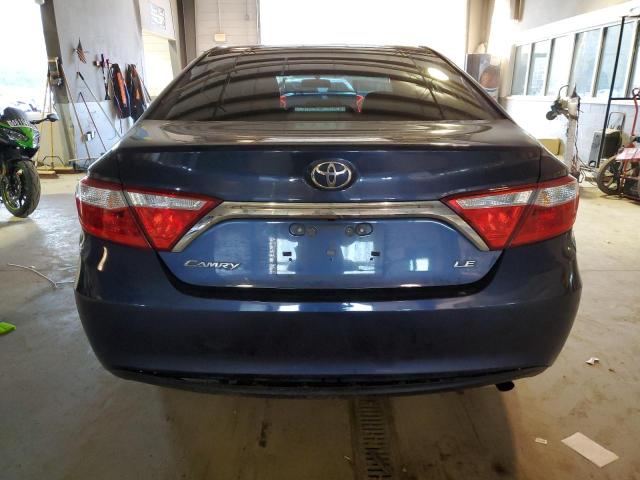 4T4BF1FK7GR568983 - 2016 TOYOTA CAMRY LE BLUE photo 6