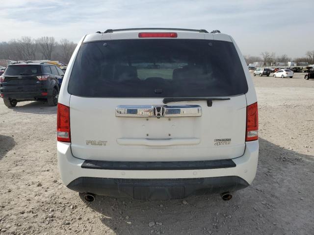 5FNYF4H90FB046157 - 2015 HONDA PILOT TOURING WHITE photo 6