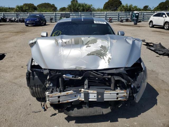 1FA6P8TH6F5323105 - 2015 FORD MUSTANG SILVER photo 5