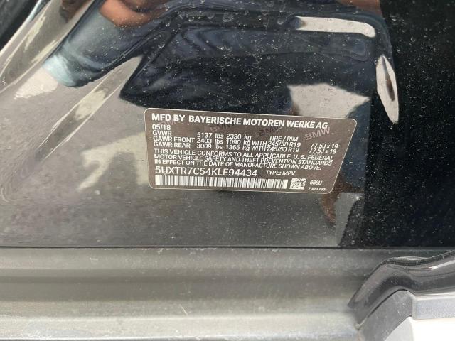 5UXTR7C54KLE94434 - 2019 BMW X3 SDRIVE30I Siyah fotoğraf 10