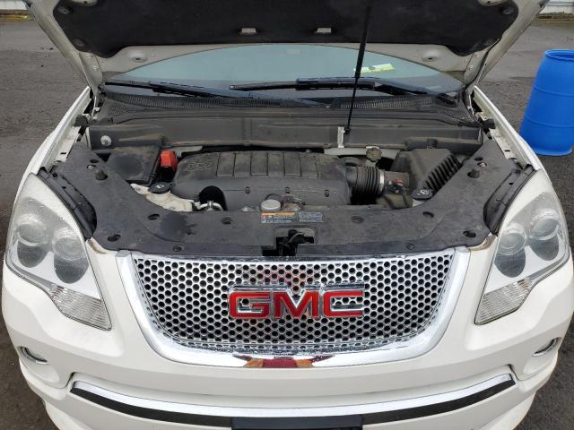 1GKKVTED4CJ313708 - 2012 GMC ACADIA DENALI WHITE photo 12