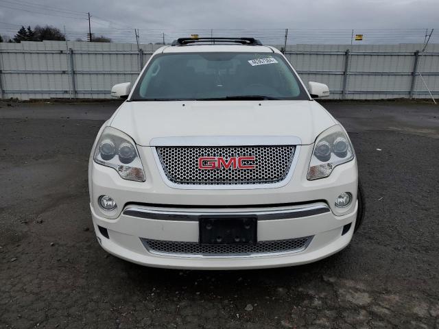 1GKKVTED4CJ313708 - 2012 GMC ACADIA DENALI WHITE photo 5