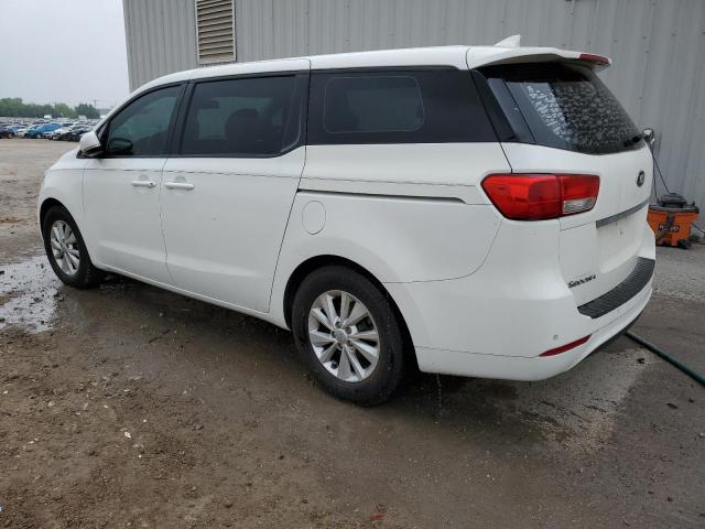 KNDMA5C15F6029399 - 2015 KIA SEDONA L WHITE photo 2