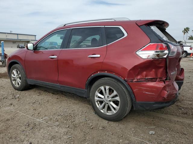 5N1AT2MT1EC750827 - 2014 NISSAN ROGUE S RED photo 2