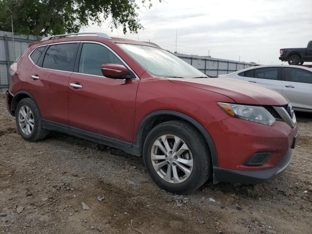 5N1AT2MT1EC750827 - 2014 NISSAN ROGUE S RED photo 4