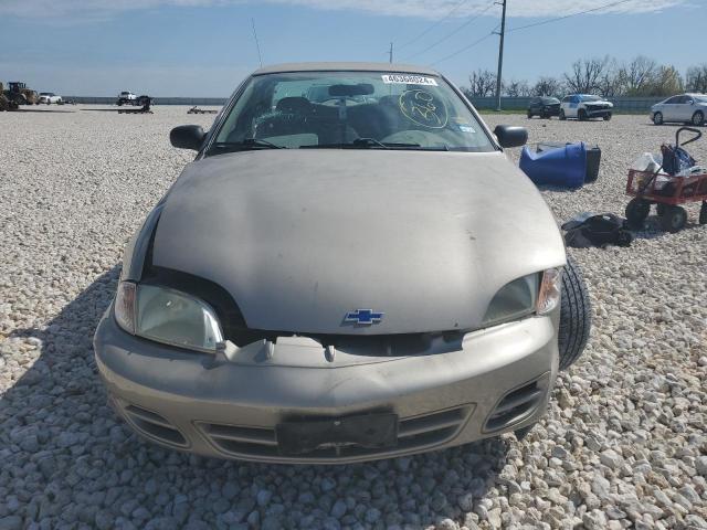 1G1JC124727475066 - 2002 CHEVROLET CAVALIER BEIGE photo 5