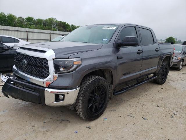 5TFEY5F11MX296879 - 2021 TOYOTA TUNDRA CREWMAX SR5 GRAY photo 1