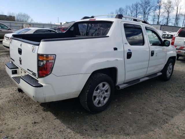 2HJYK16296H569392 - 2006 HONDA RIDGELINE RT WHITE photo 3