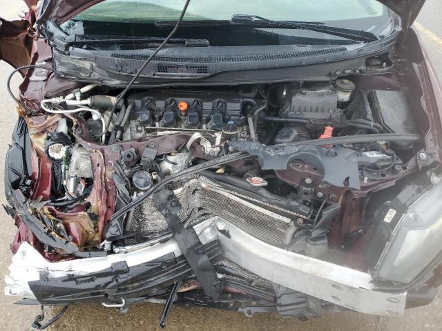 2HGFB2F90FH538287 - 2015 HONDA CIVIC EXL MAROON photo 11