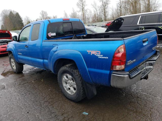 5TETU62N06Z260047 - 2006 TOYOTA TACOMA PRERUNNER ACCESS CAB BLUE photo 2