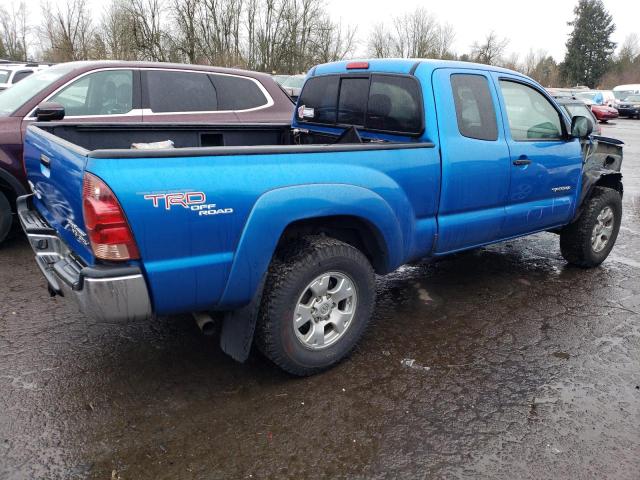 5TETU62N06Z260047 - 2006 TOYOTA TACOMA PRERUNNER ACCESS CAB BLUE photo 3