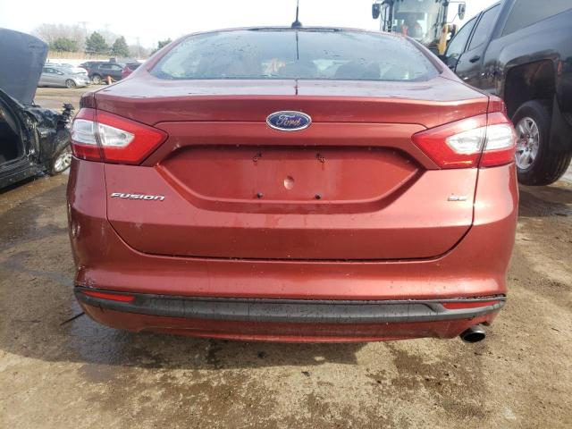 3FA6P0H78ER192305 - 2014 FORD FUSION SE ORANGE photo 6