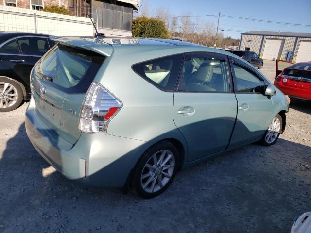 JTDZN3EU6D3283577 - 2013 TOYOTA PRIUS V TURQUOISE photo 3