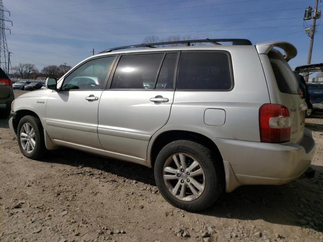 JTEEW21A360007956 - 2006 TOYOTA HIGHLANDER HYBRID SILVER photo 2