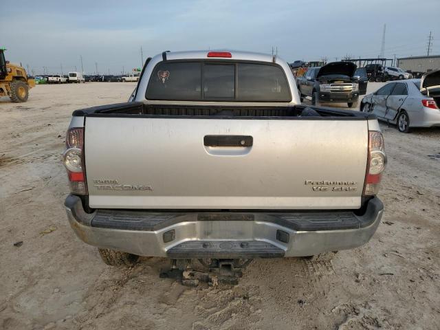 5TFJU4GN9DX042956 - 2013 TOYOTA TACOMA DOUBLE CAB PRERUNNER SILVER photo 6