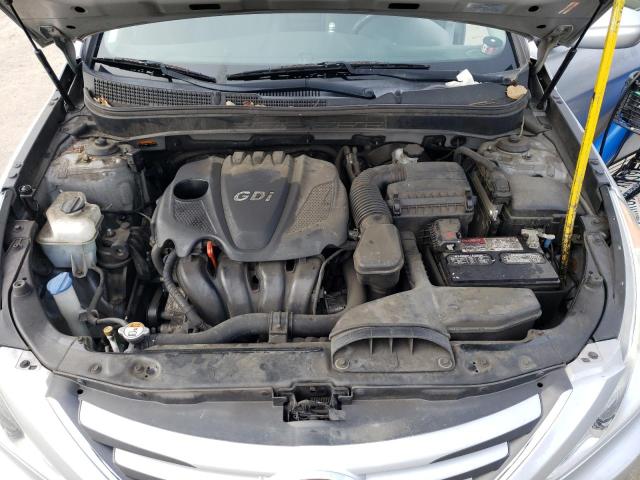 5NPEB4AC3EH826187 - 2014 HYUNDAI SONATA GLS SILVER photo 11