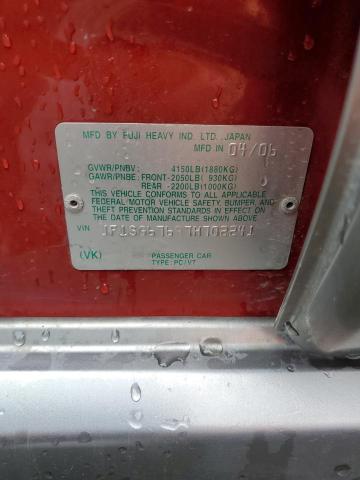 JF1SG67697H702241 - 2007 SUBARU FORESTER 2.5X LL BEAN RED photo 12