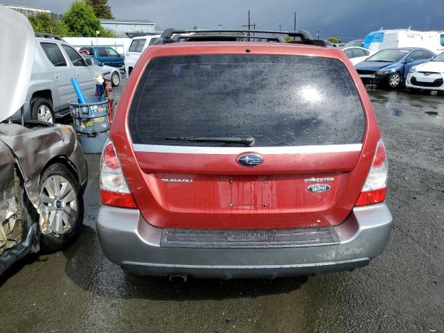 JF1SG67697H702241 - 2007 SUBARU FORESTER 2.5X LL BEAN RED photo 6